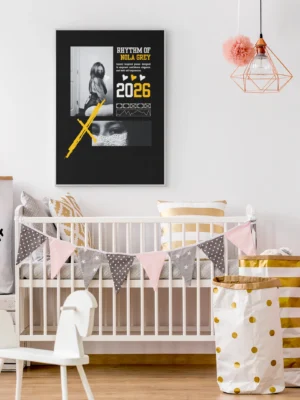 Nola Grey Rhythm Of Love 2026 Framed Canvas Wall Art