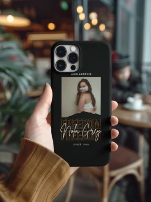 Nola Grey Freedom Designer iPhone Case